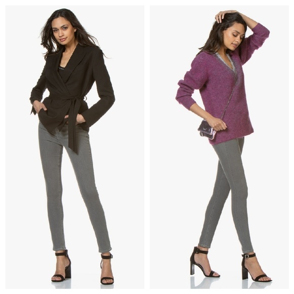 Rag & Bone NWT Grey High Rise Skinny Jeans SZ 24 - Picture 2 of 7